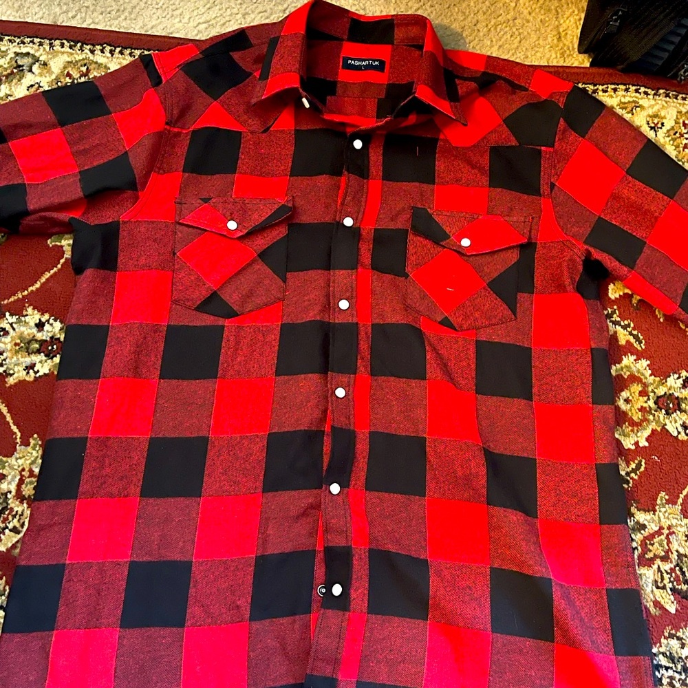 Men’s Panshart UK long sleeve Flannel